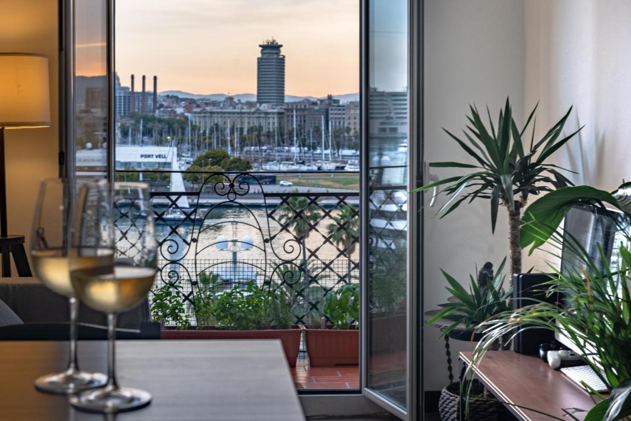 Superb Cute Flat Barcelona Bests View On The Sea For Couple Exterior foto