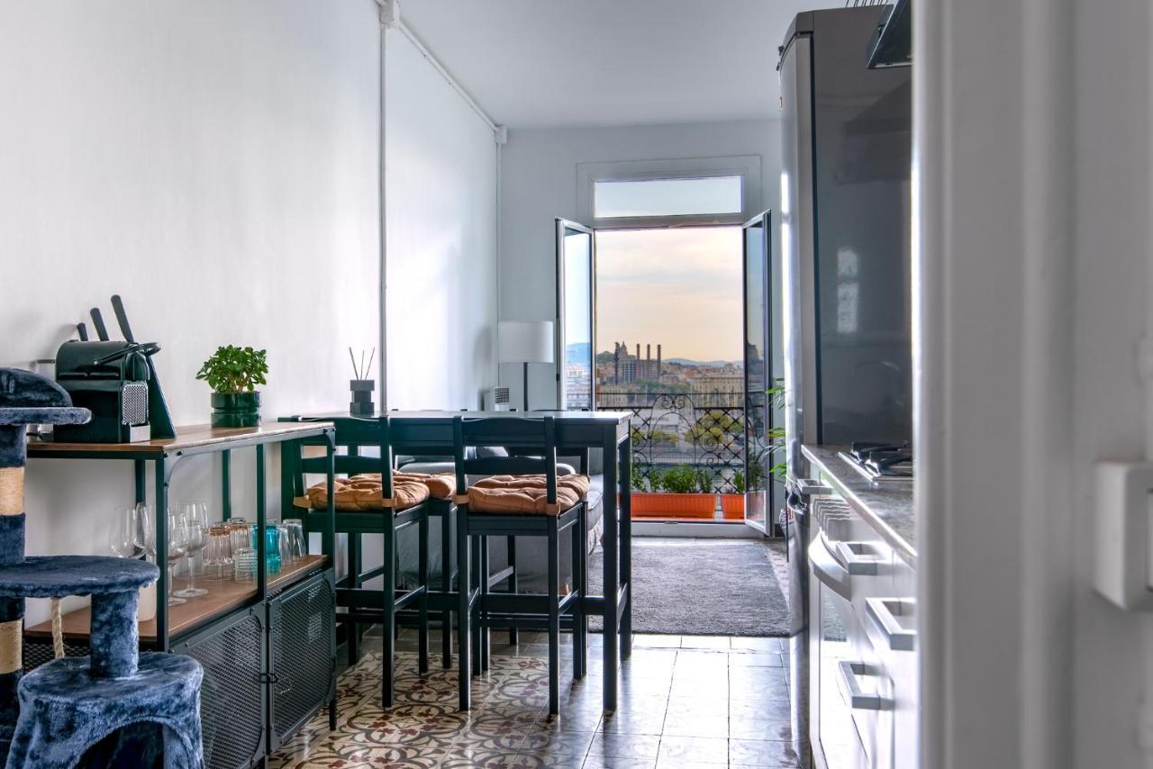 Superb Cute Flat Barcelona Bests View On The Sea For Couple Exterior foto